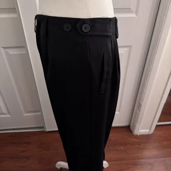 💚 Black High Waist Wide Leg Elegant Trousers – Size M-L - Picture 10 of 11